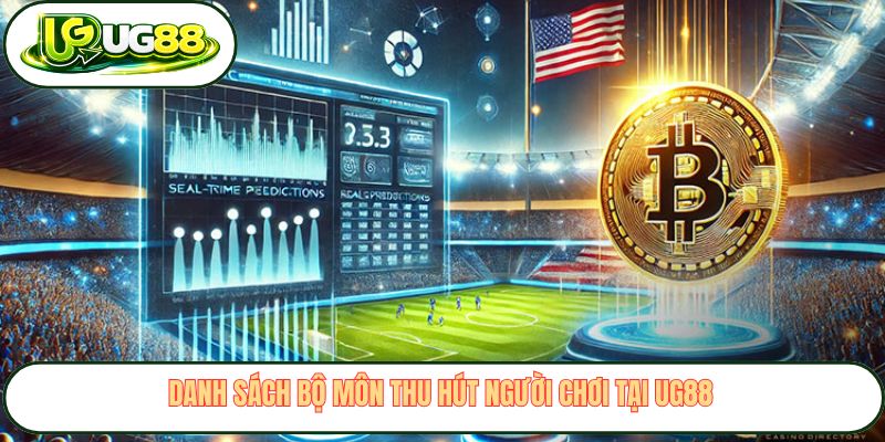 Danh sách bộ môn thu hút người chơi tại UG88 